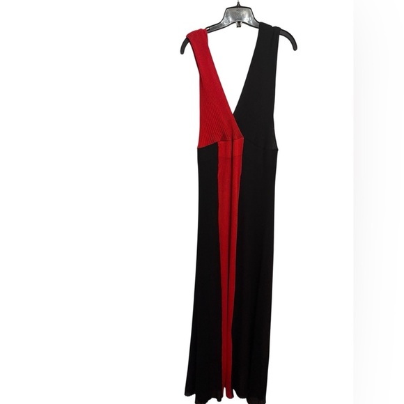 Zara Bold Red and Black Maxi Dress - Picture 4 of 8